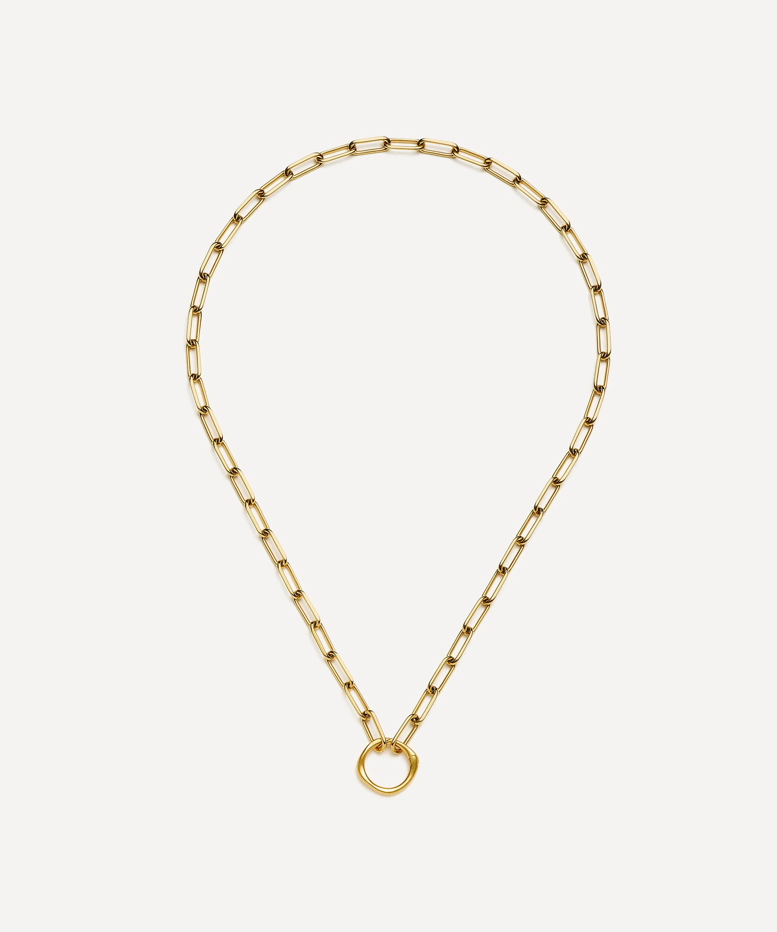 X Harris Reed 18ct Gold-Plated Interlinked Chain Necklace - 1