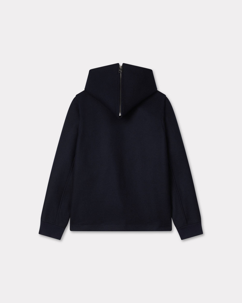 'KENZO Badges' peacoat in mixed wool 3