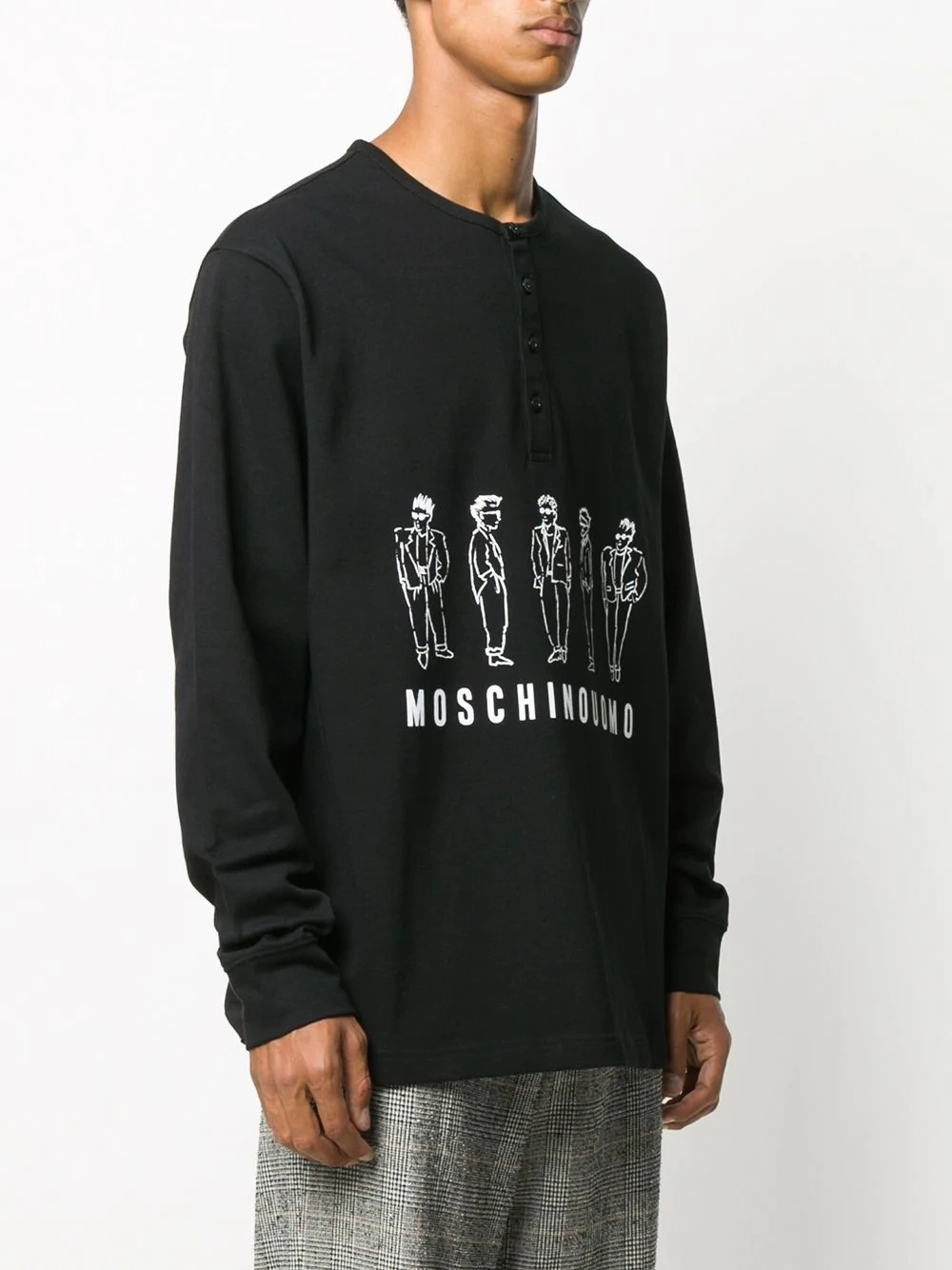 Moschino Uomo print sweatshirt - 3