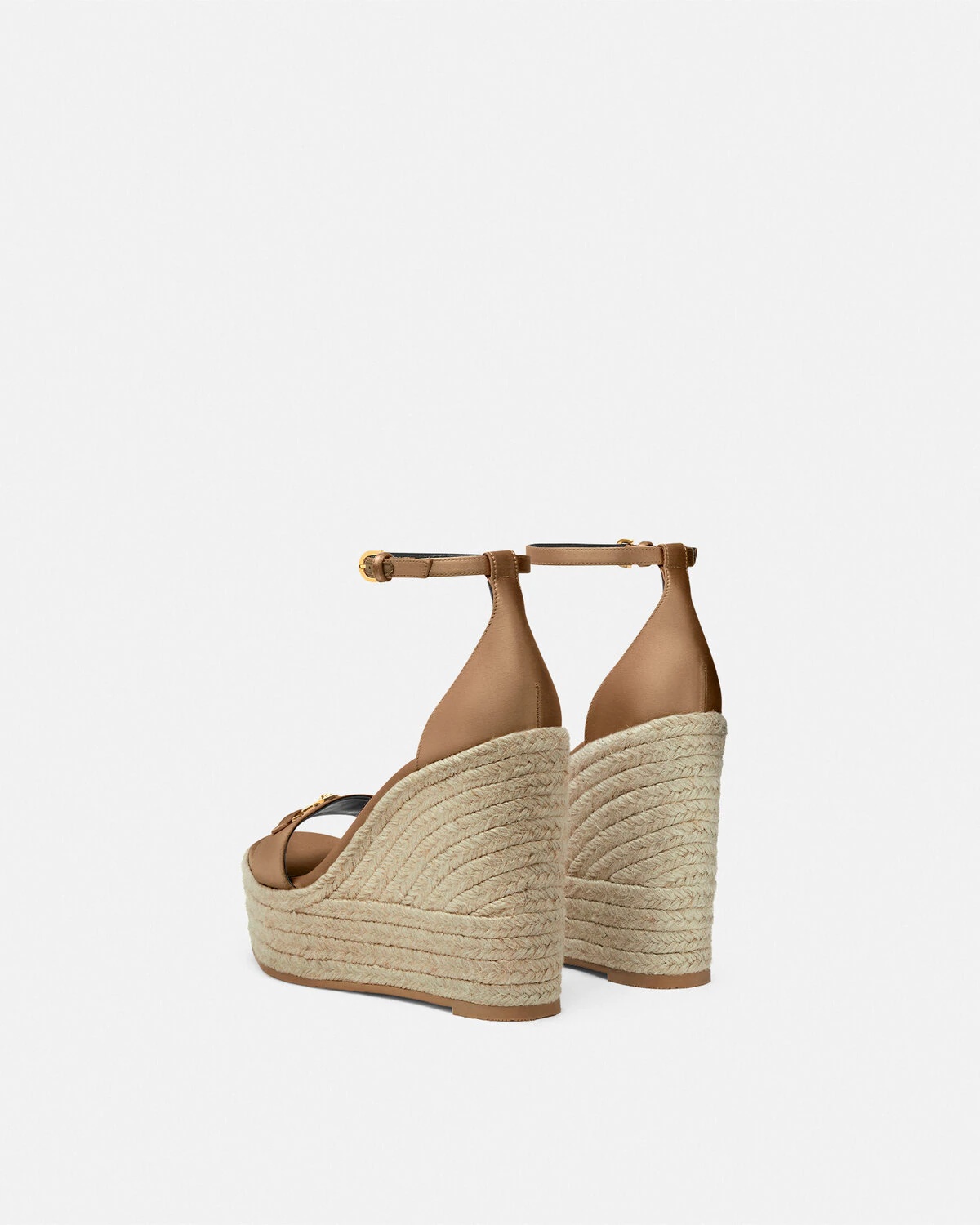 Medusa '95 Satin Wedge Sandals 120 mm - 4