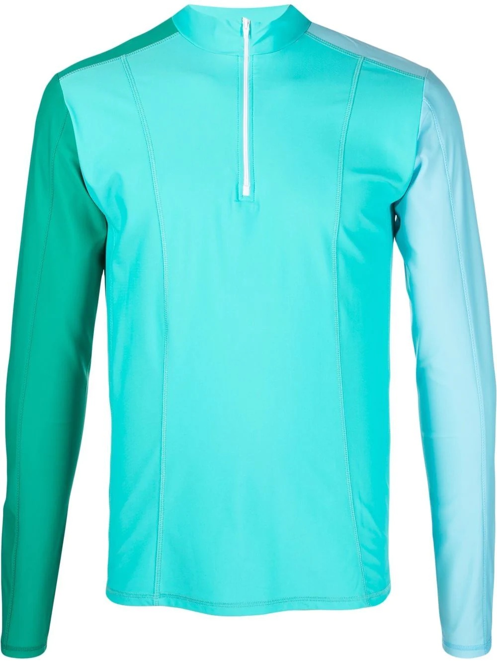 colour-block cycling top - 1