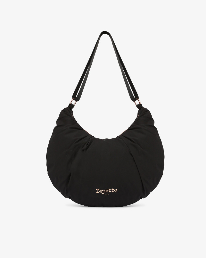 LUNE PADDED NYLON HALF-MOON BAG 1