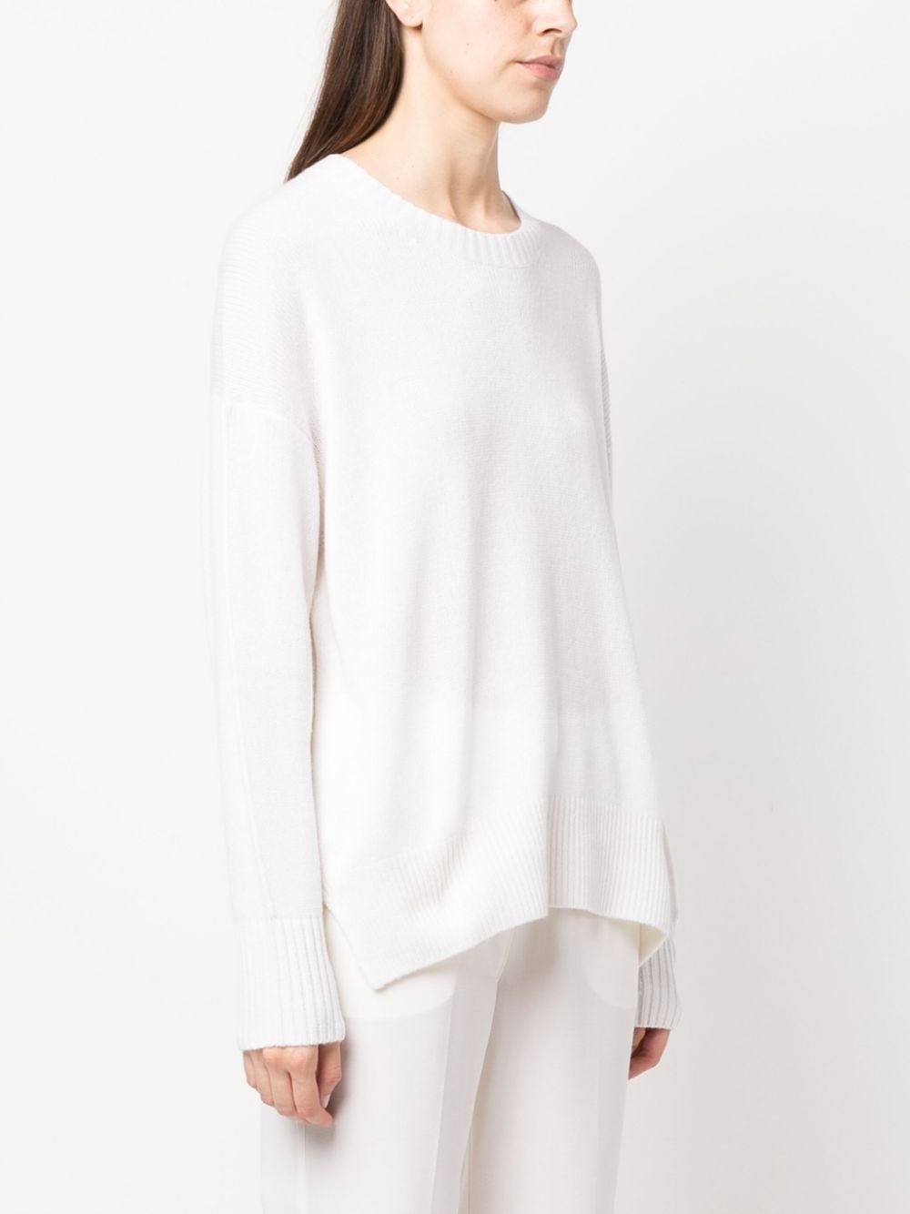 drop-shoulder cashmere jumper - 3