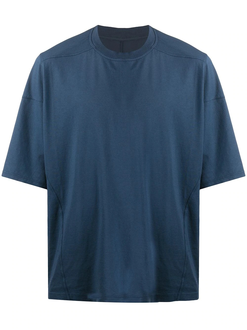 relaxed plain T-shirt - 1