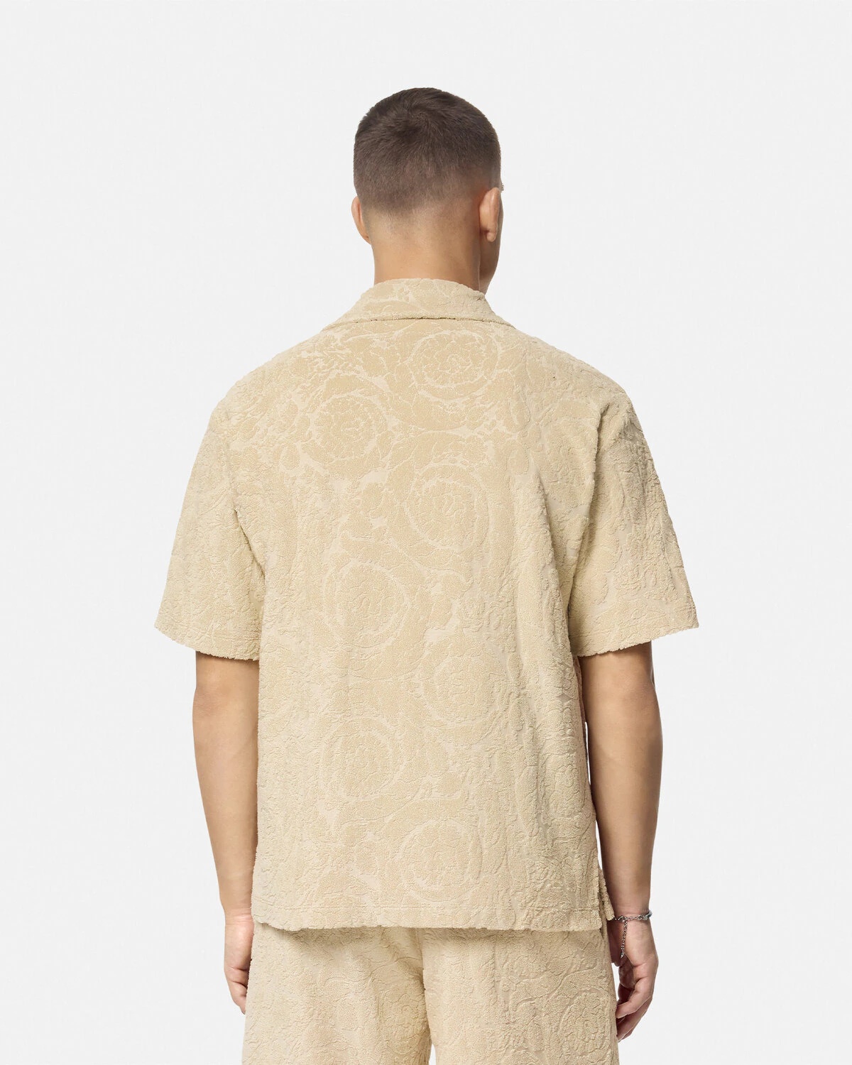 Barocco Jacquard Towel Shirt - 5
