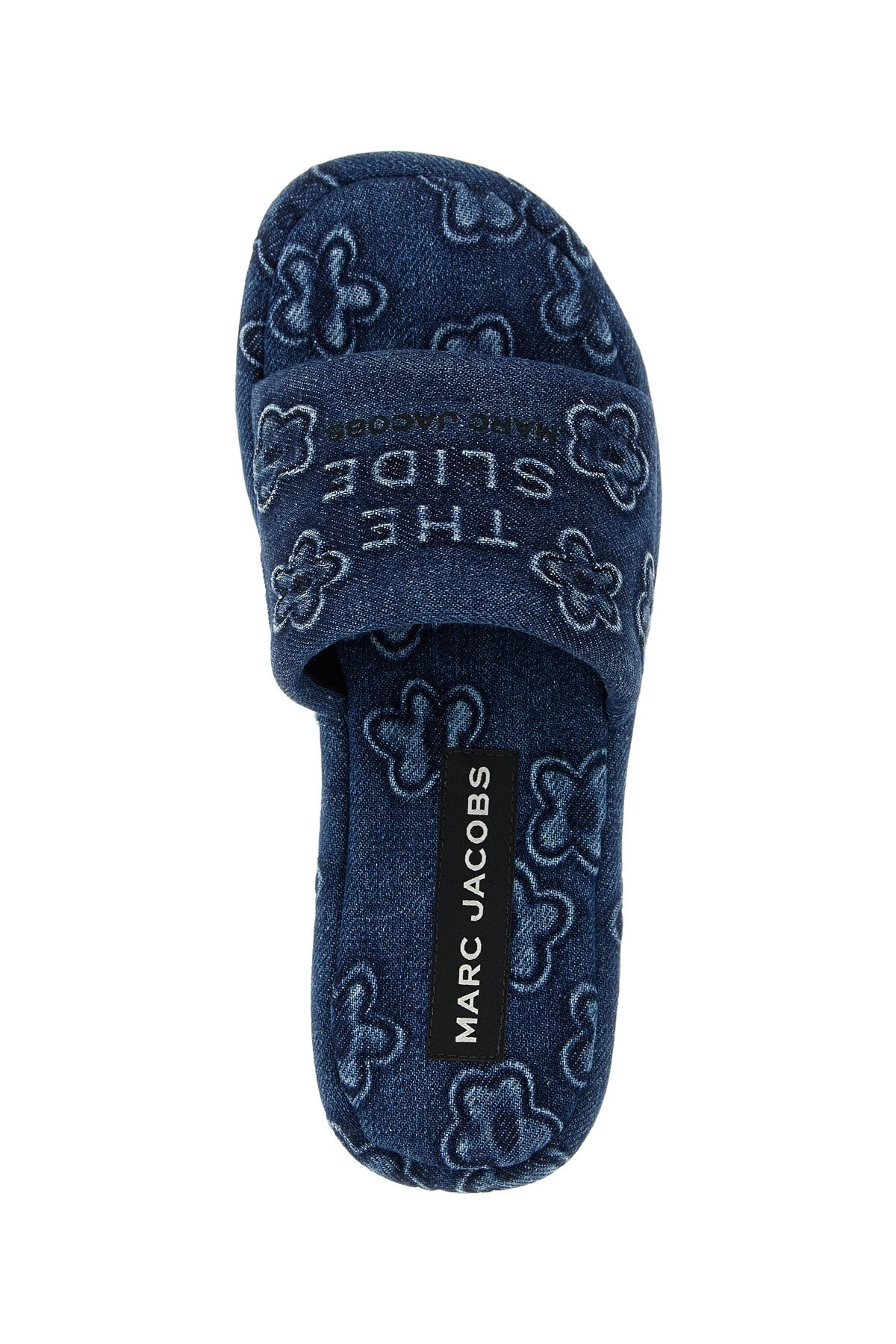 'The Puffy Daisy Denim Platform Sandal' slides - 4