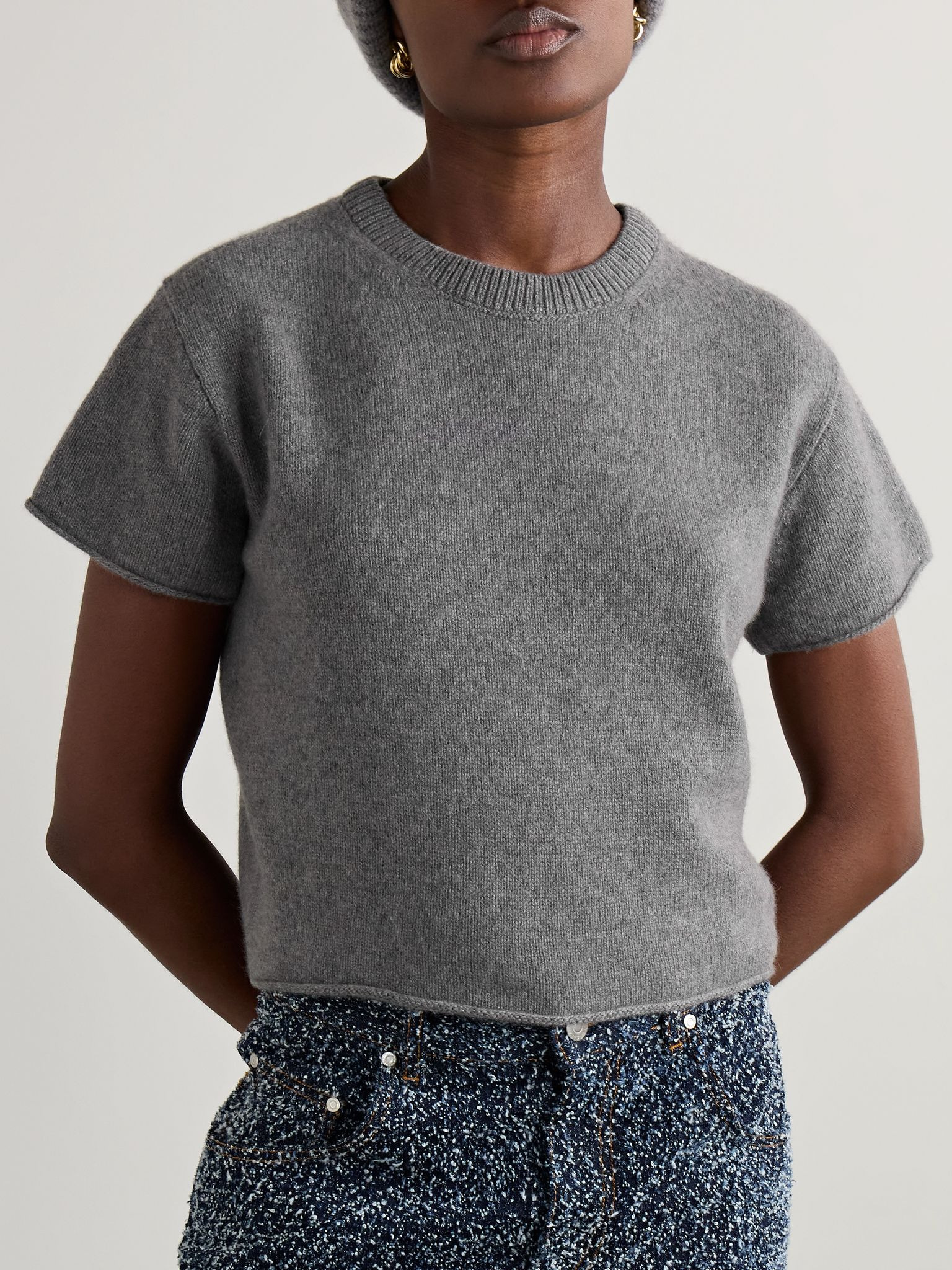 Cashmere sweater Gray - 3