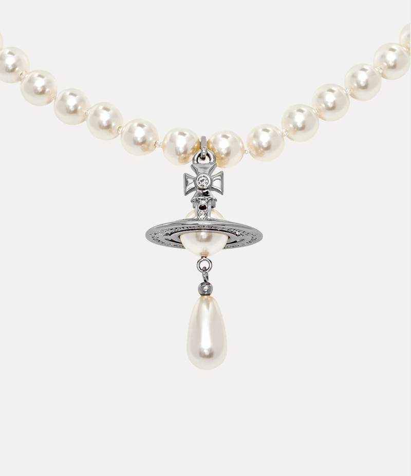 Vivienne Westwood ONE-ROW PEARL DROP CHOKER outlook