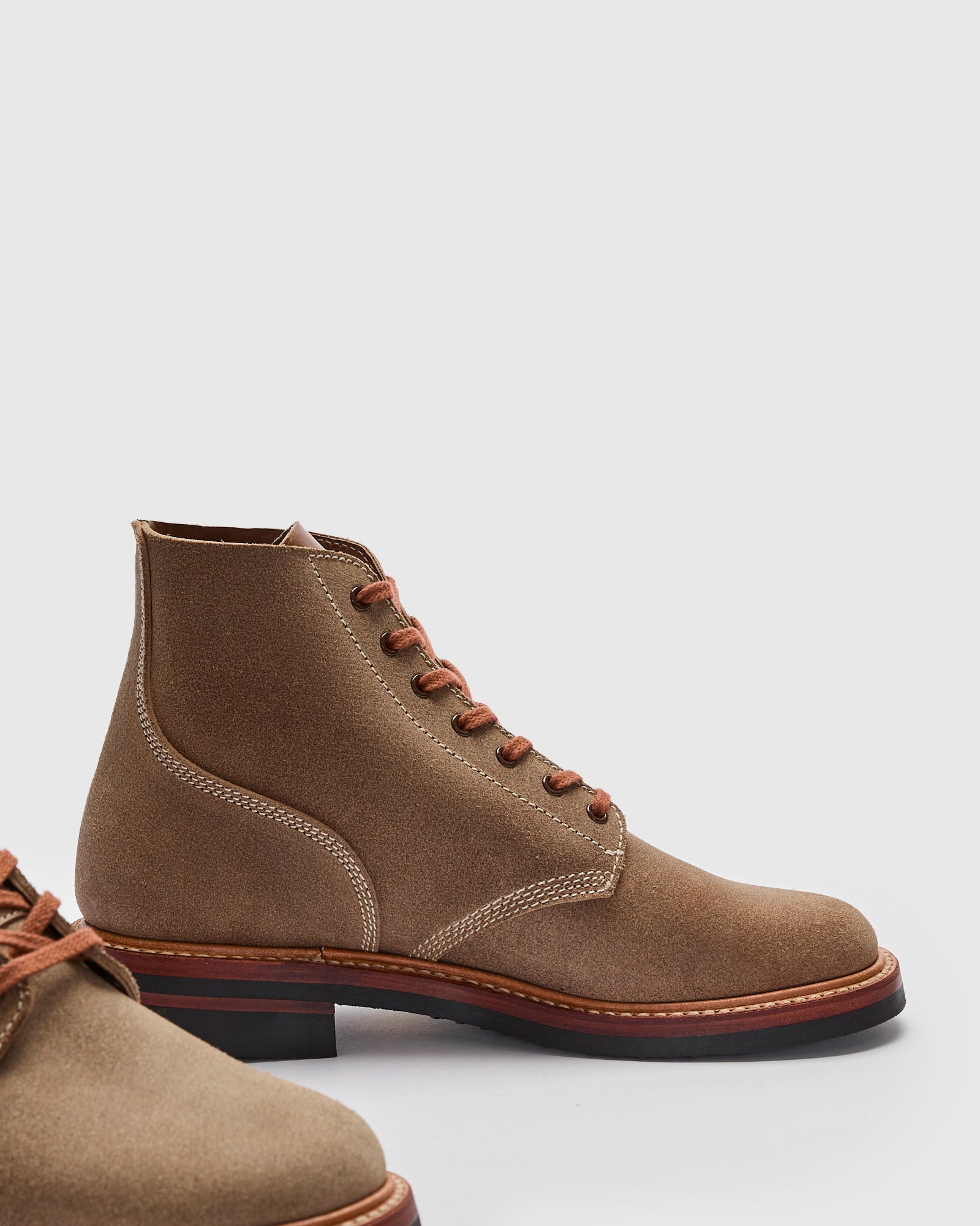 M-43 Service Shoe Boot in Horween Chromexcel Natural Roughout - 4