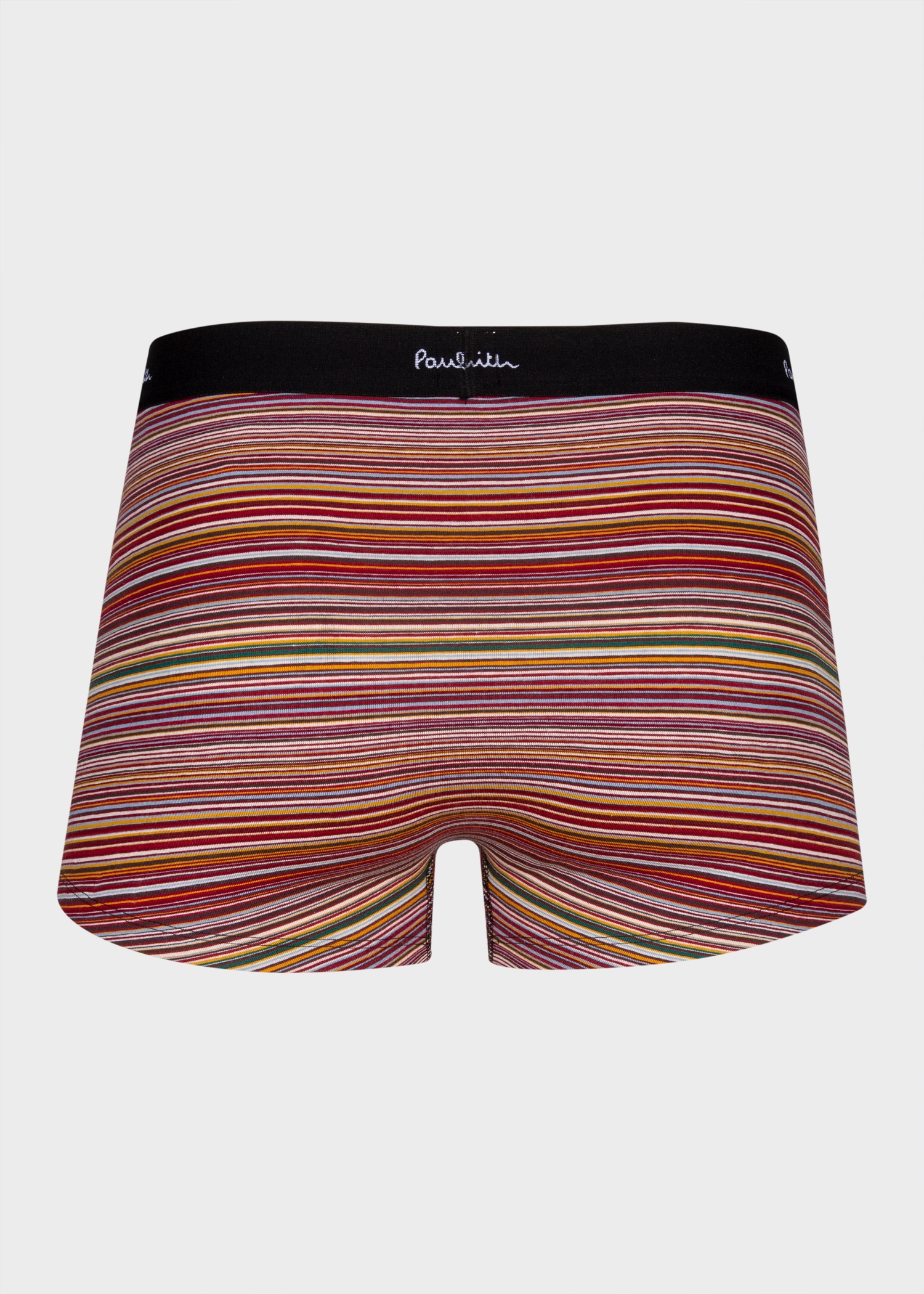 'Signature Stripe' and Plain Boxer Briefs Five Pack - 12