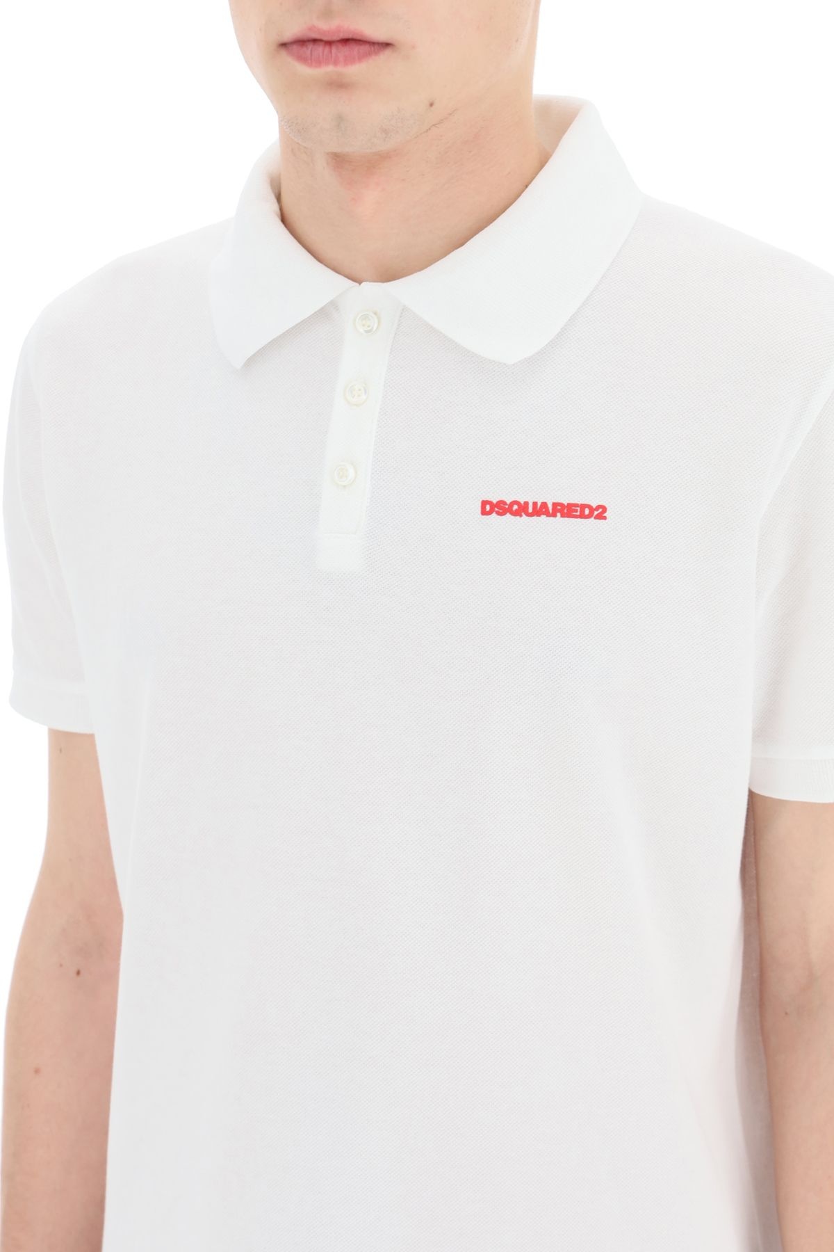 POLO SHIRT WITH LOGO PRINT - 5