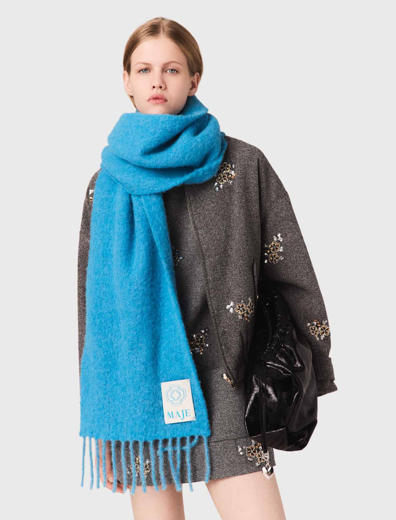 maje Alpaca blend scarf outlook