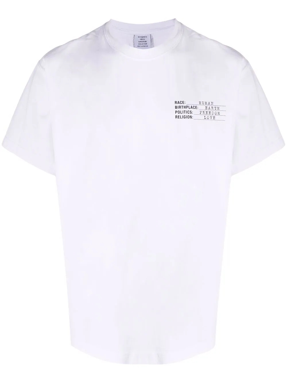 Human Identity cotton T-shirt - 1