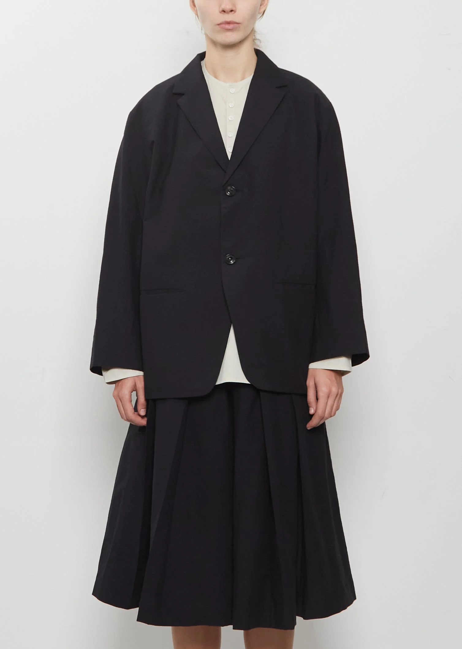 Edouard Crispy Wool Cotton Jacket - 1