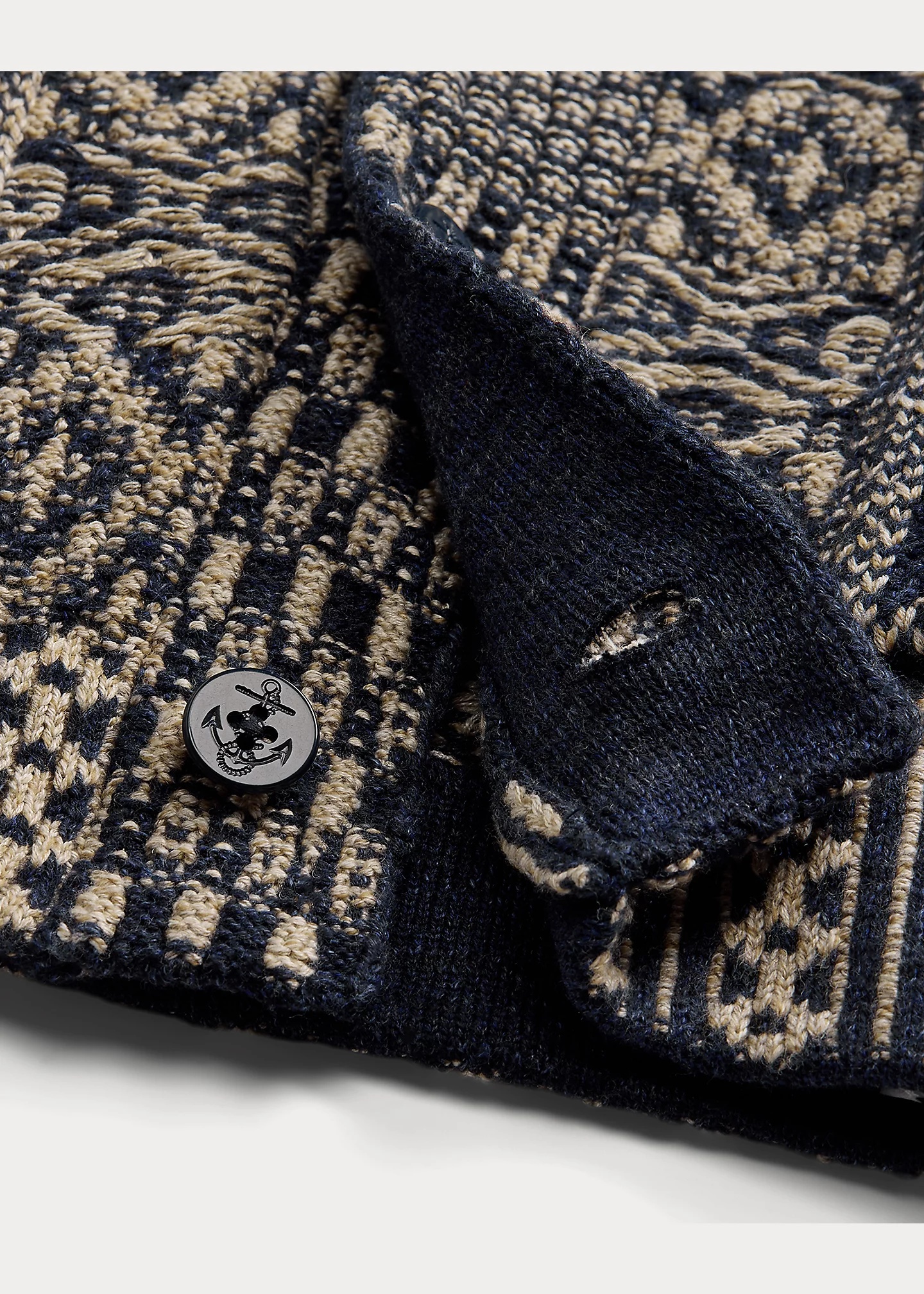 Cotton-Blend Shawl Cardigan - 4
