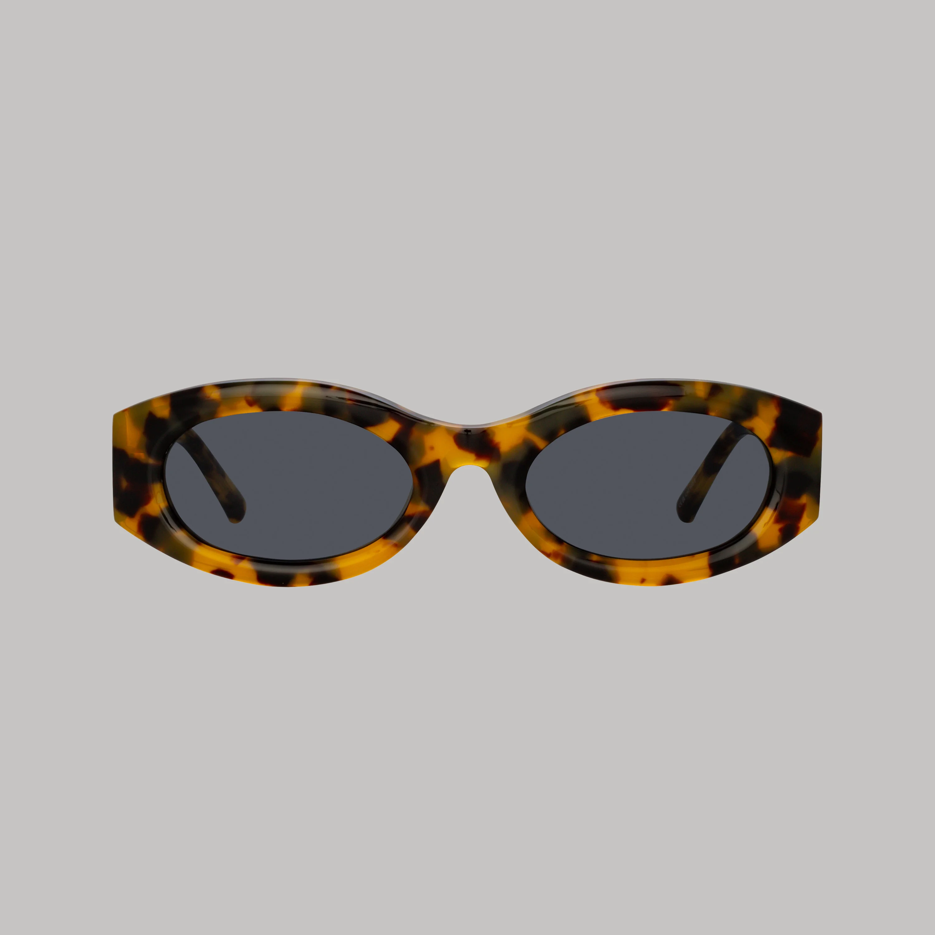 Berta Oval Sunglasses in Tortoiseshell - 1