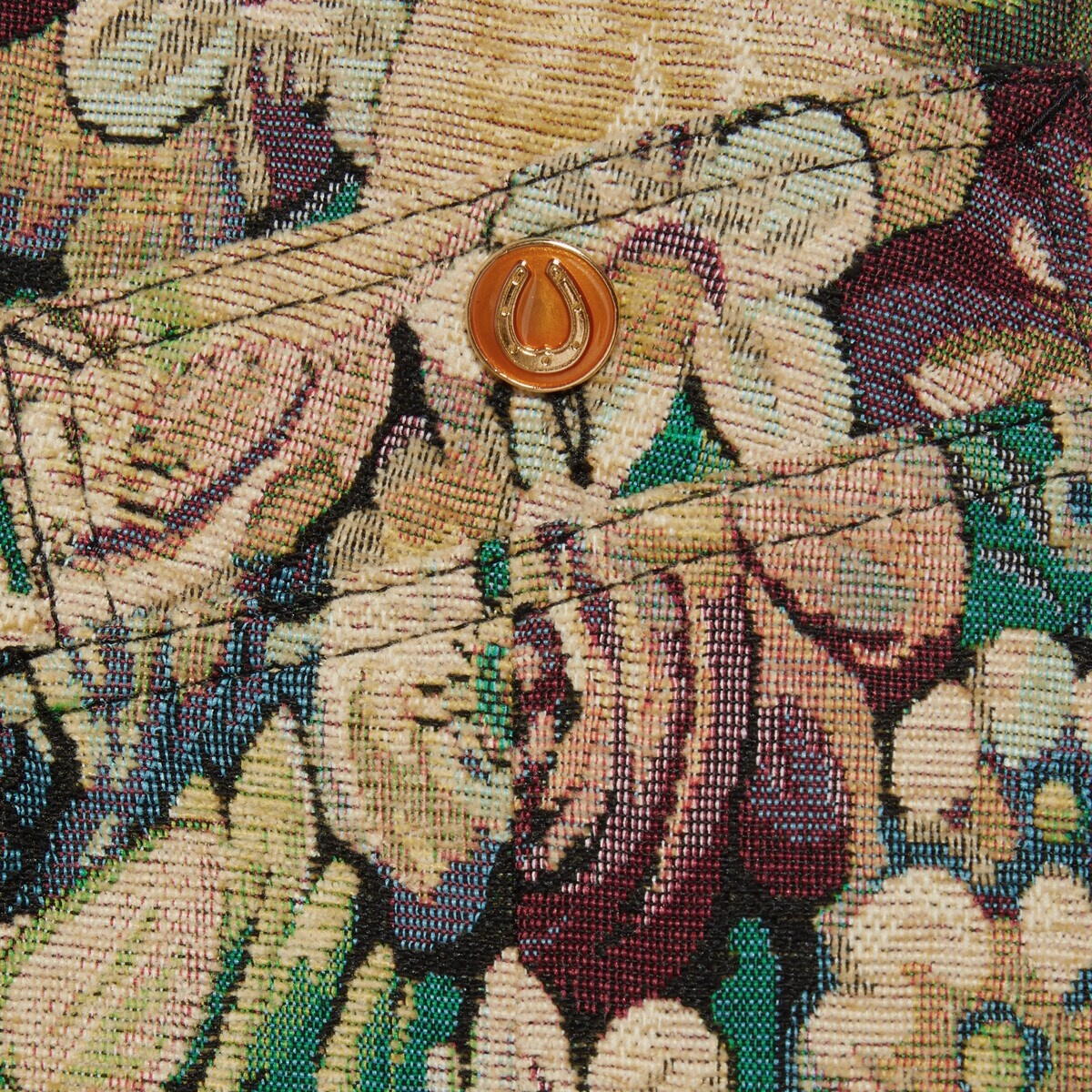 Bunny and flower jacquard skirt - 5