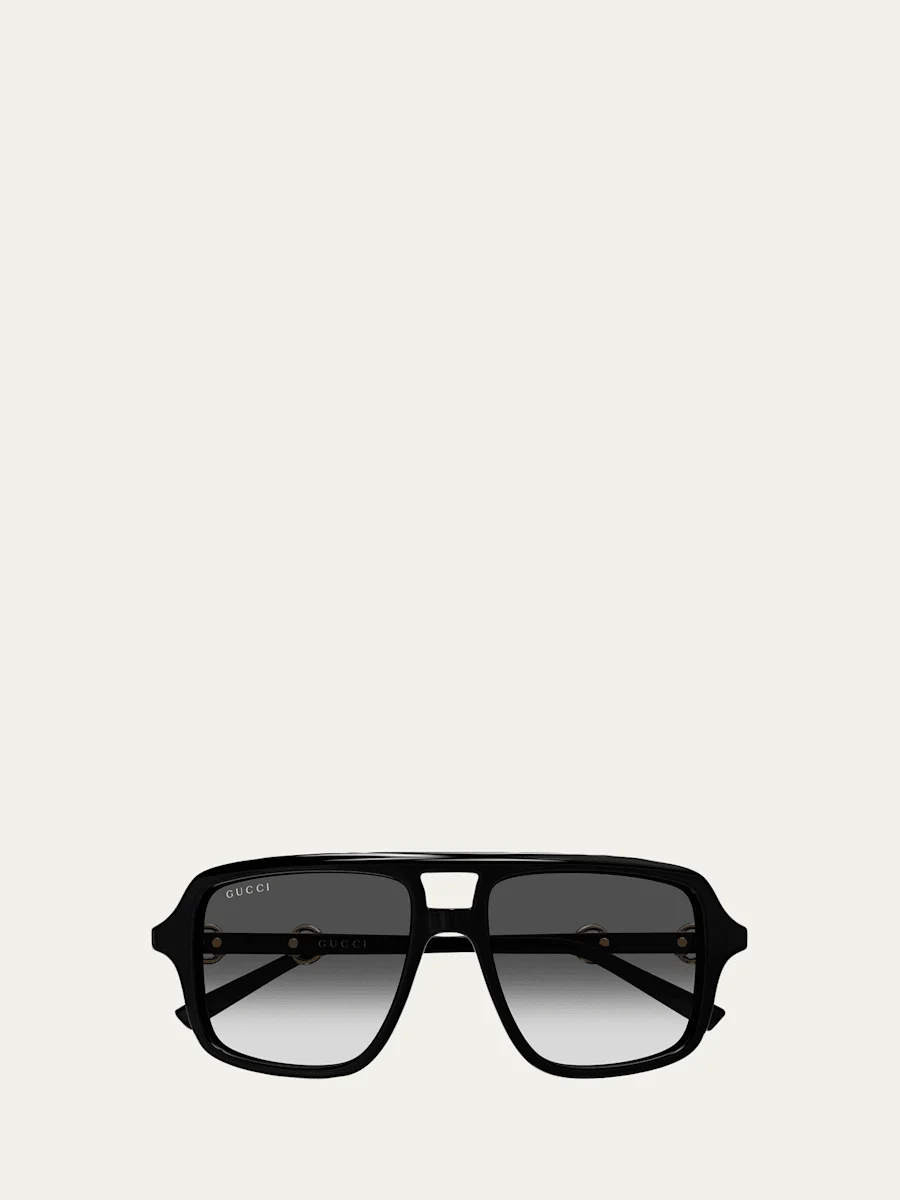 55mm Oversized Navigator Sunglasses - 1