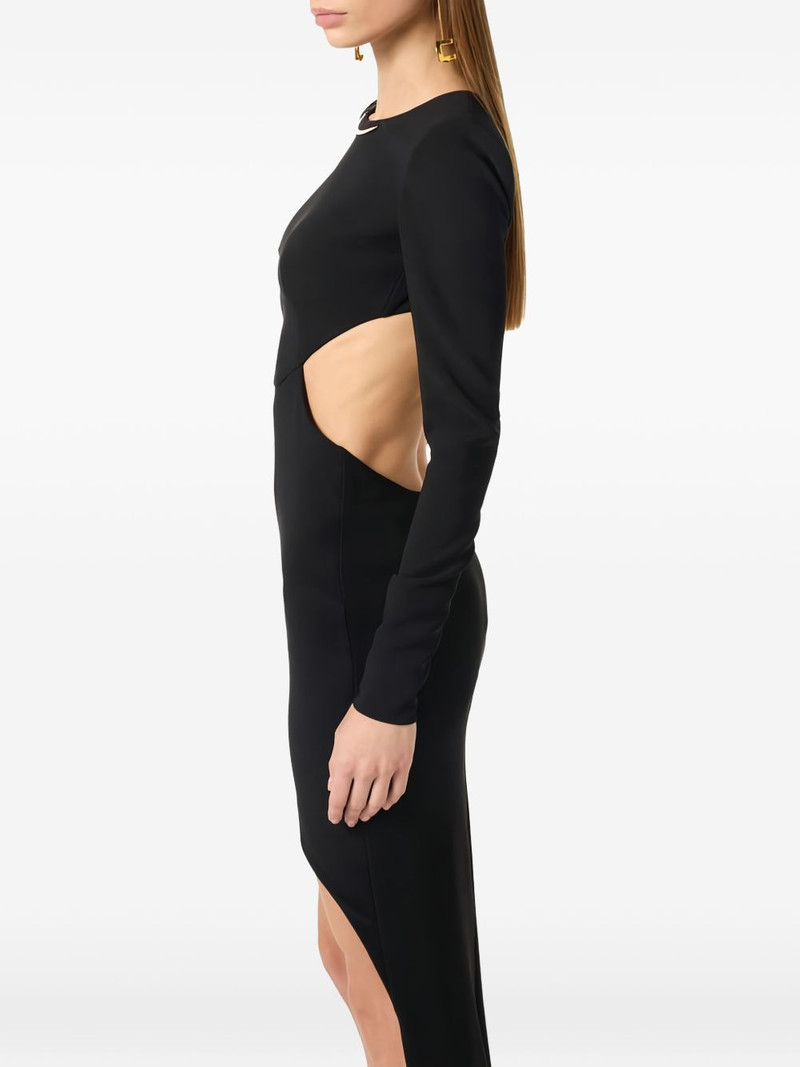 cut-out train asymmetric dress 5