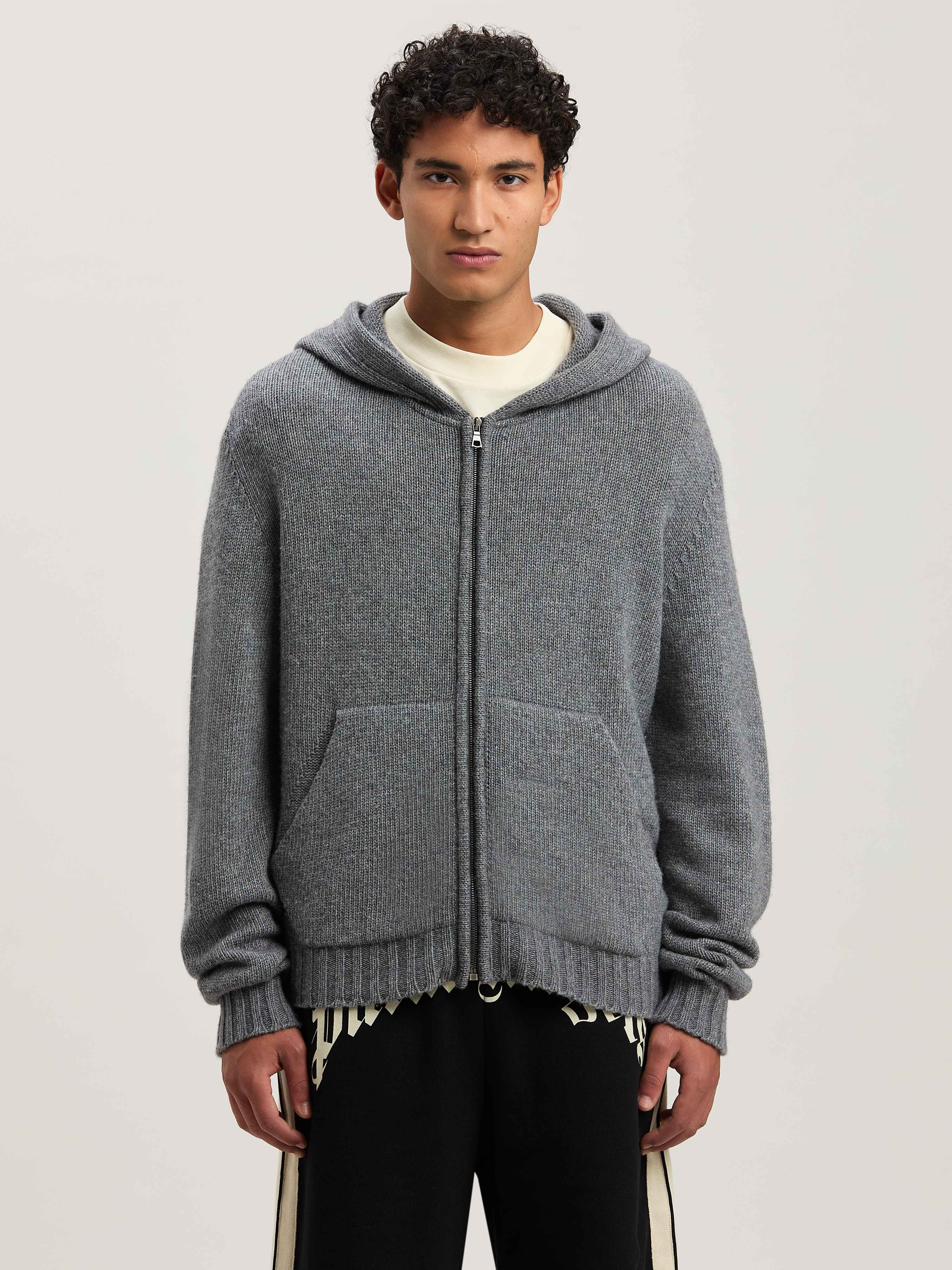 Palm Inlay knit sweater - 3