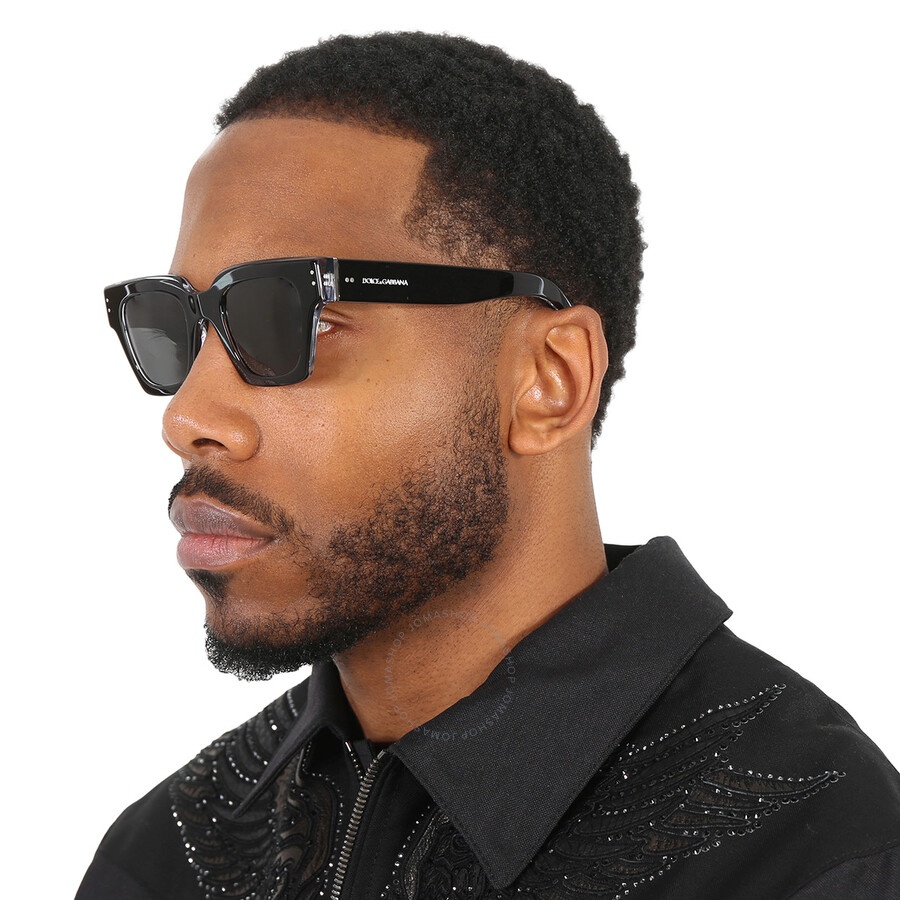 Dolce and Gabbana Grey Square Men's Sunglasses DG4413 675/R5 48 - 2