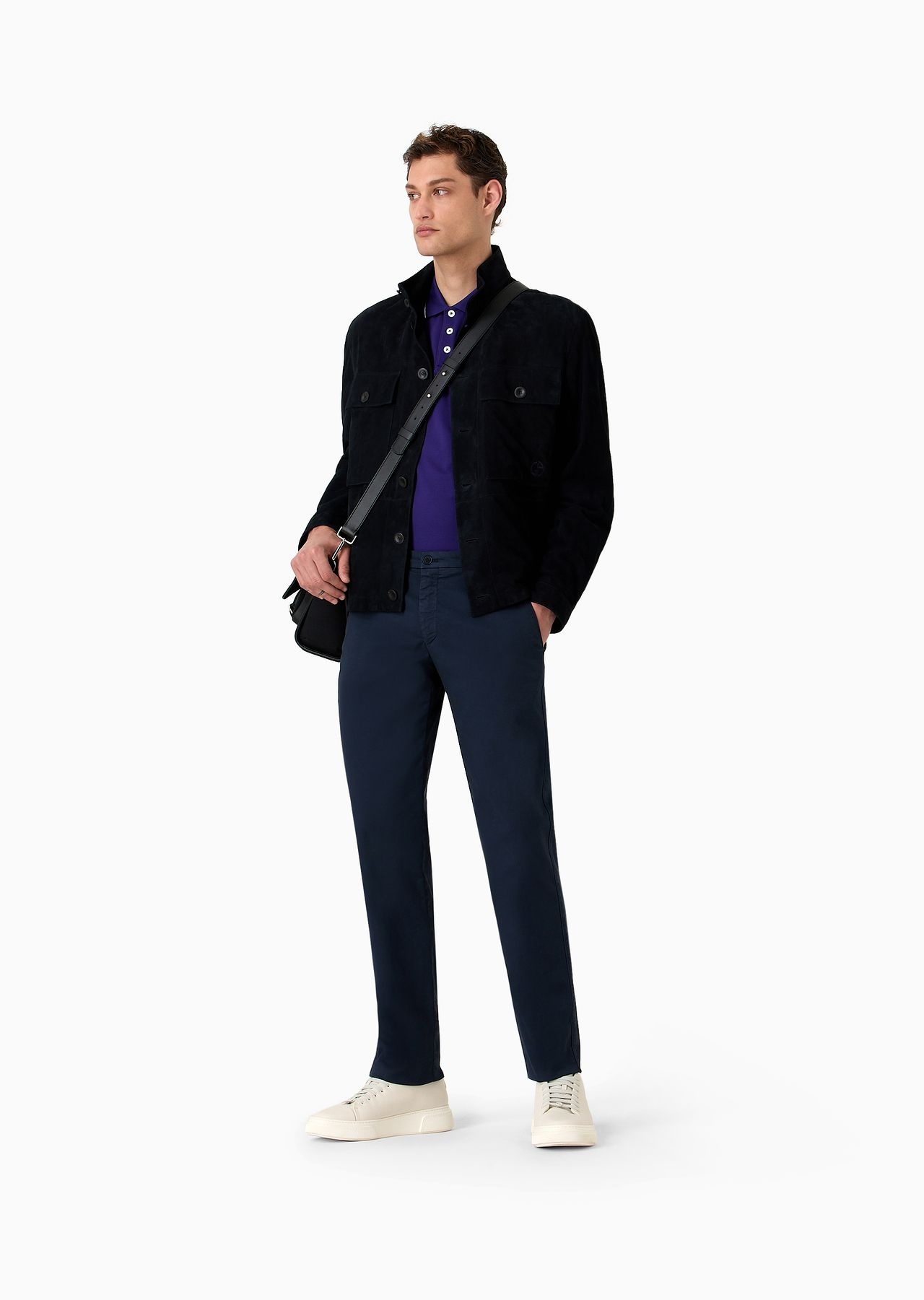 Trousers in stretch-cotton gabardine - 4