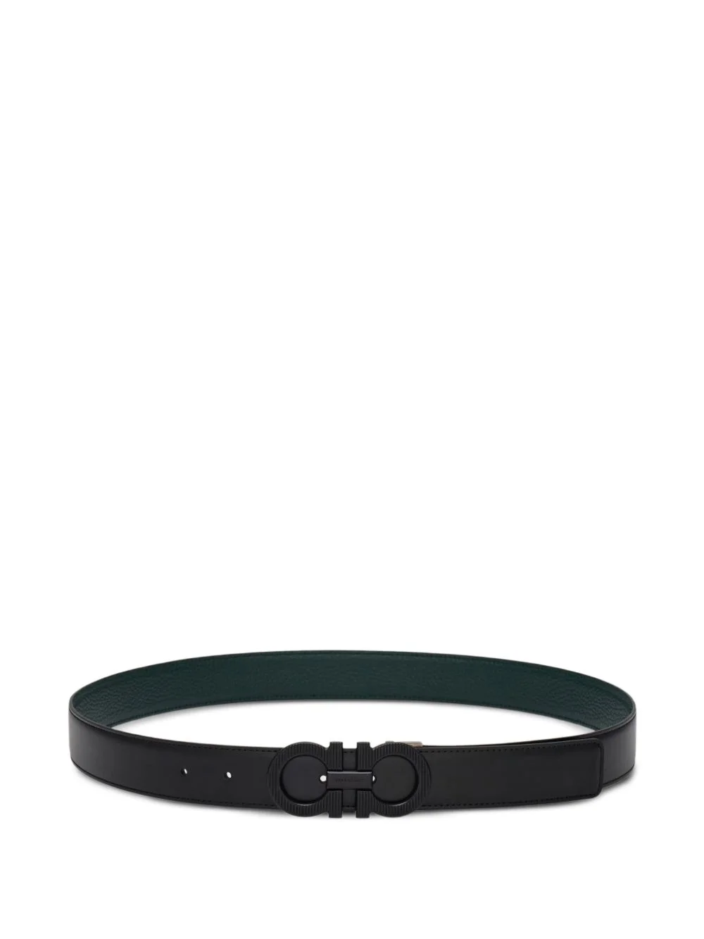 reversible and adjustable knurled Gancini belt - 1