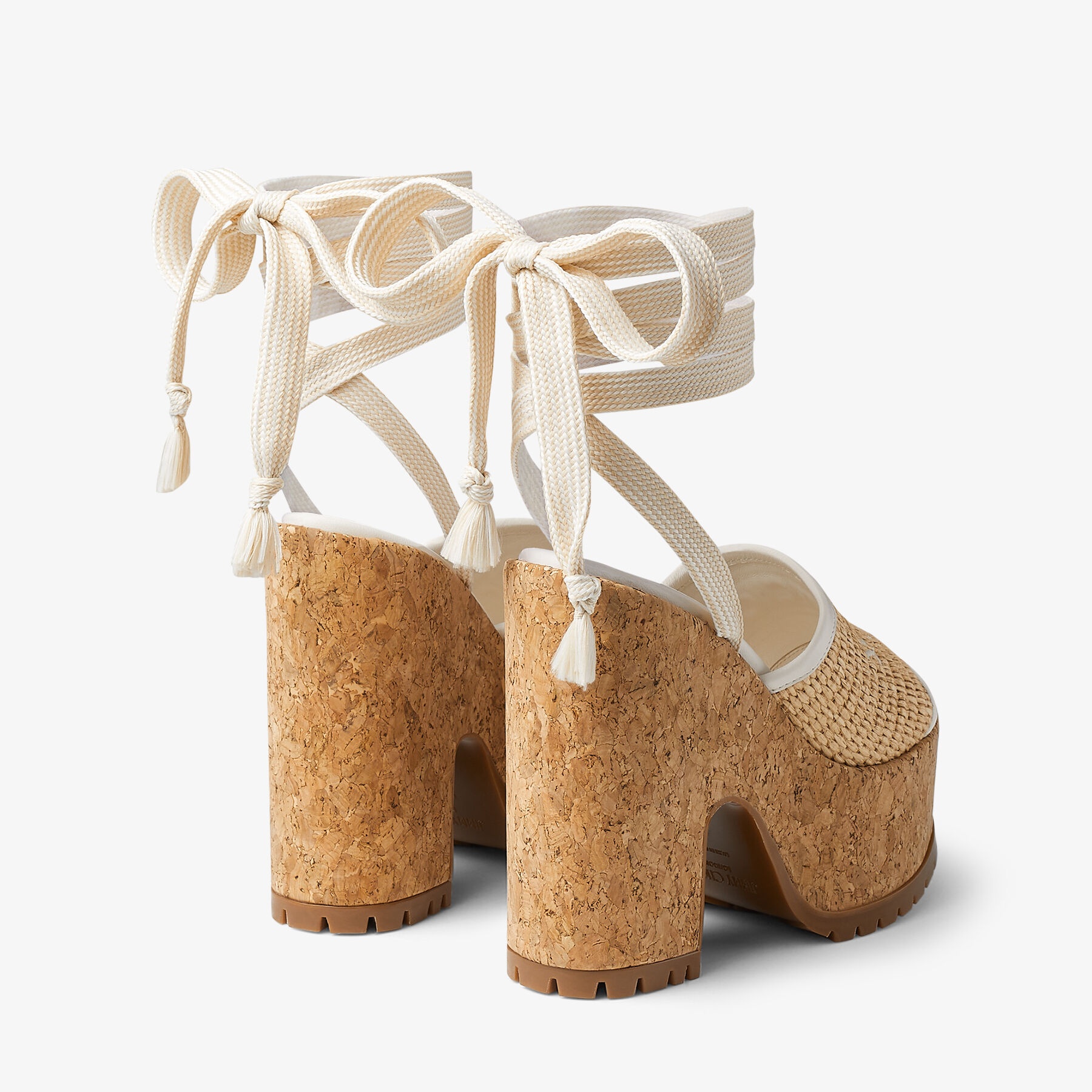 靴 JIMMY CHOO GAL WEDGE 130 Jimmy Choo Gal 130 Embroidered Raffia Wedge Sandals | OLIVELA