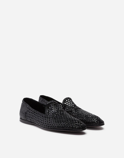 Dolce & Gabbana Hand-woven slippers outlook