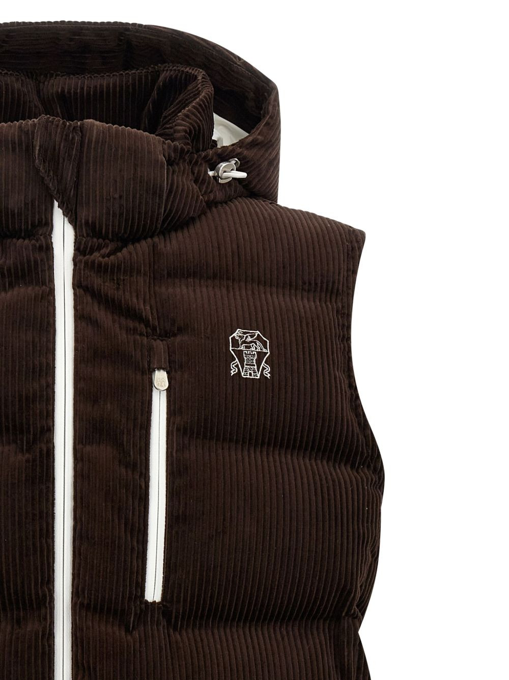quilted corduroy vest - 4
