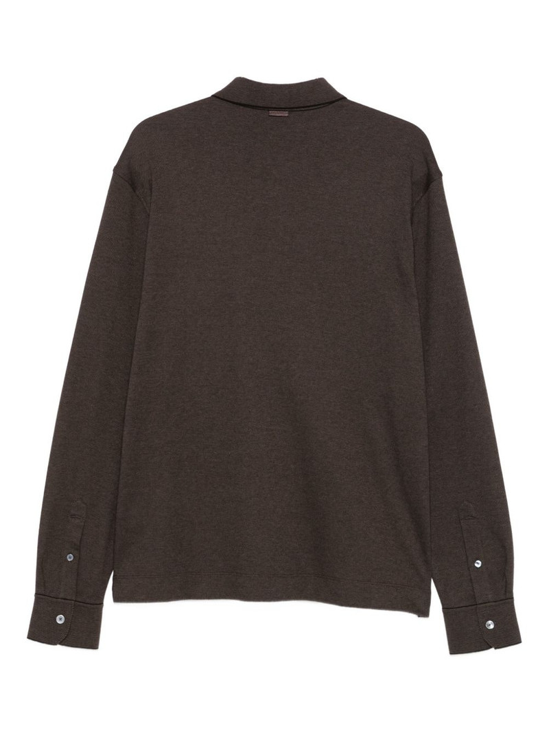 ZEGNA long-sleeve polo shirt outlook