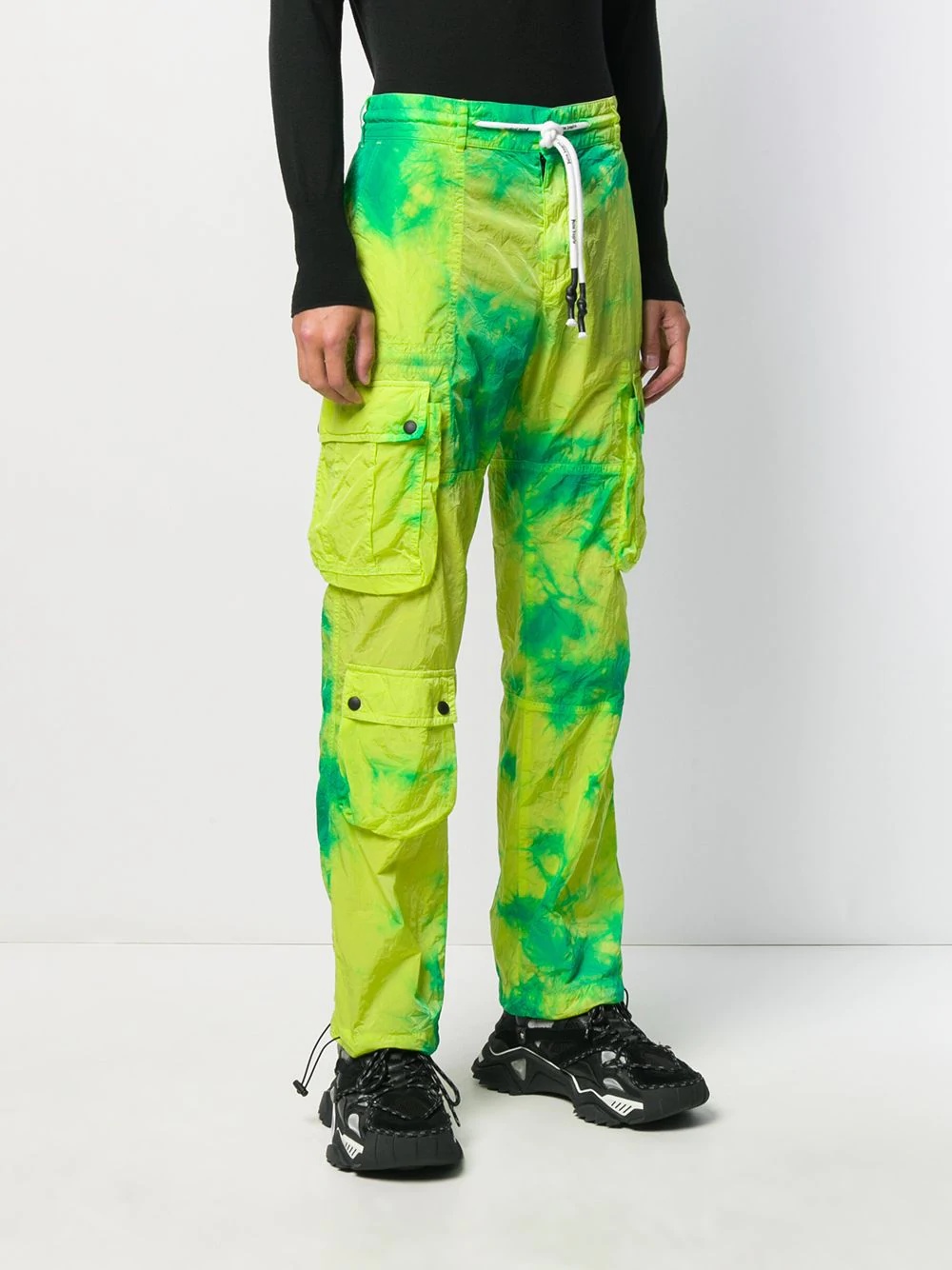 tie-dye army trousers - 3