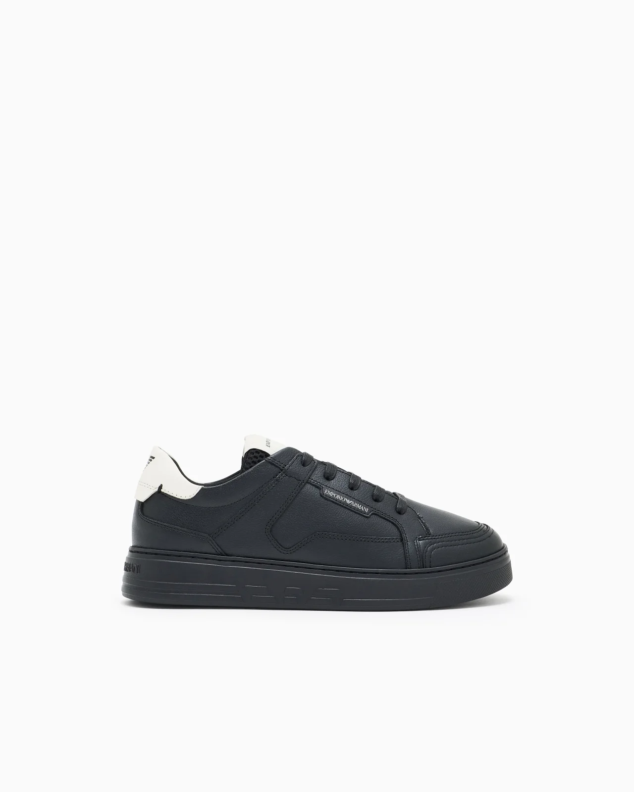 Hammered-leather sneakers - 1