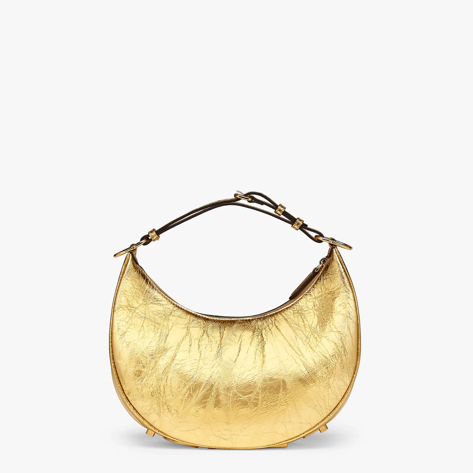 Gold laminated leather bag - 3