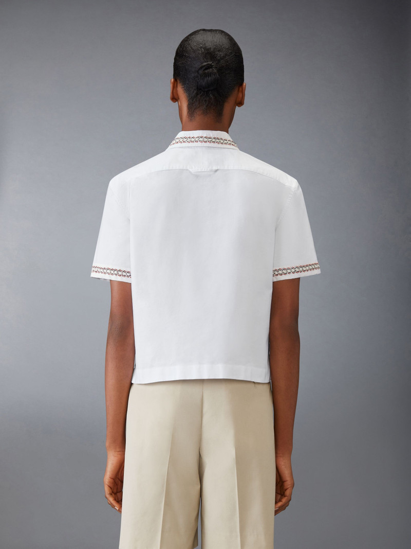 Thom Browne Oxford Cropped Shirt outlook