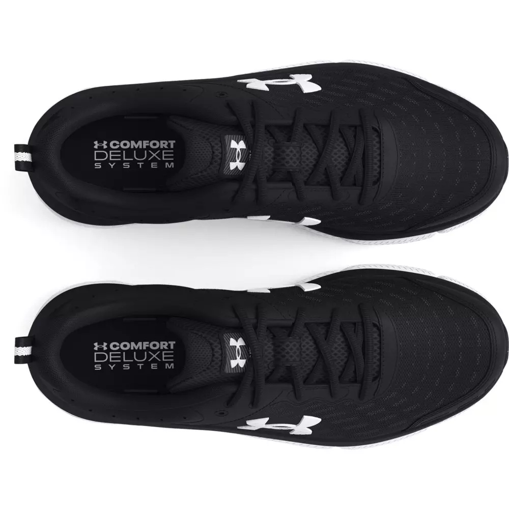 Charged Assert 10 "Black/White" Women's Running Shoe - 3