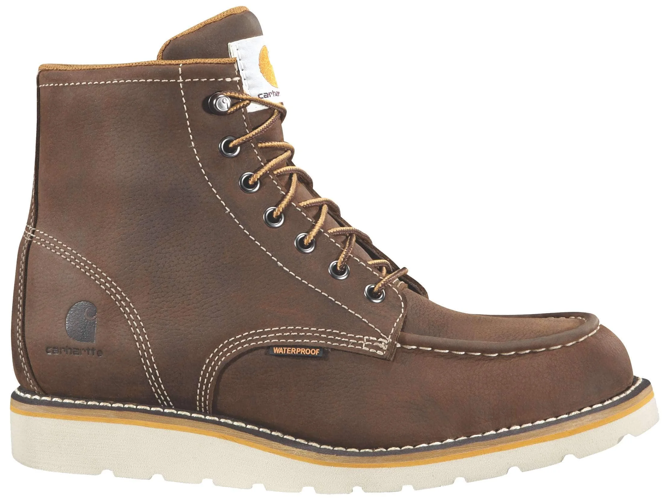Waterproof 6" Steel Toe Wedge Boot - 1