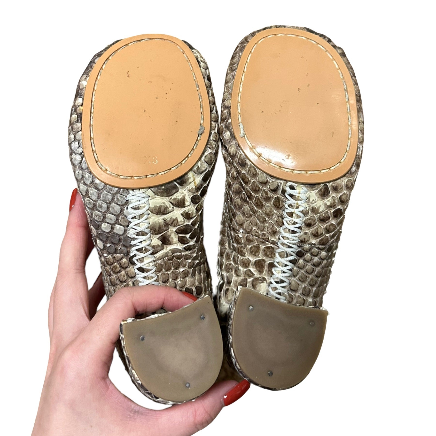 JUNYA WATANABE Spring Summer 2017 Python Zip Ankle Boots - 3