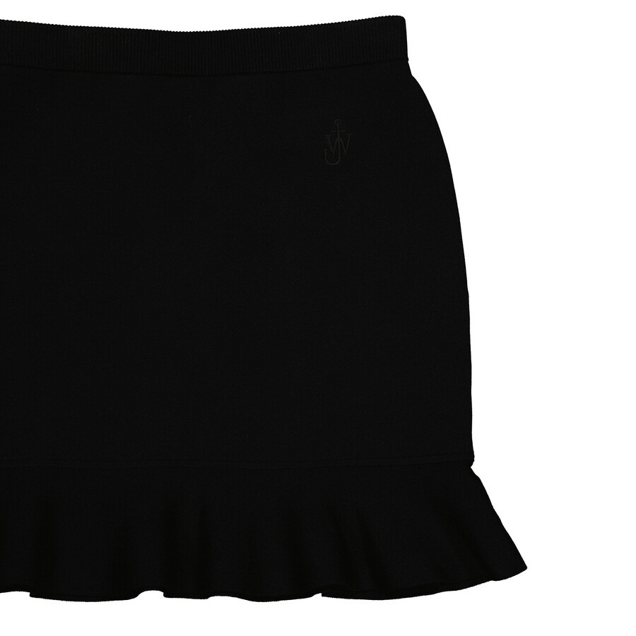 JW Anderson Viscose Blend Ruffled Hem Mini Skirt - 7