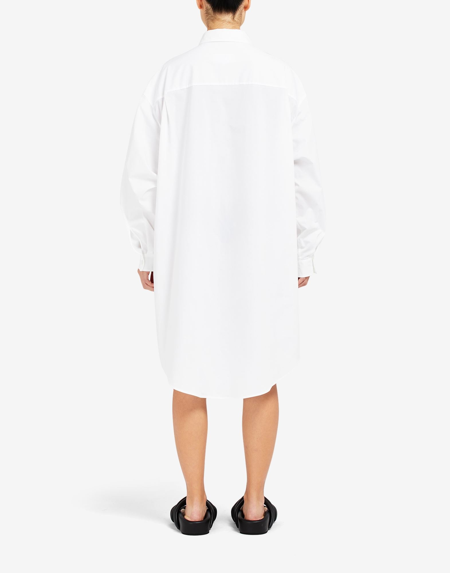 Margiela 6 poplin shirt-dress - 4