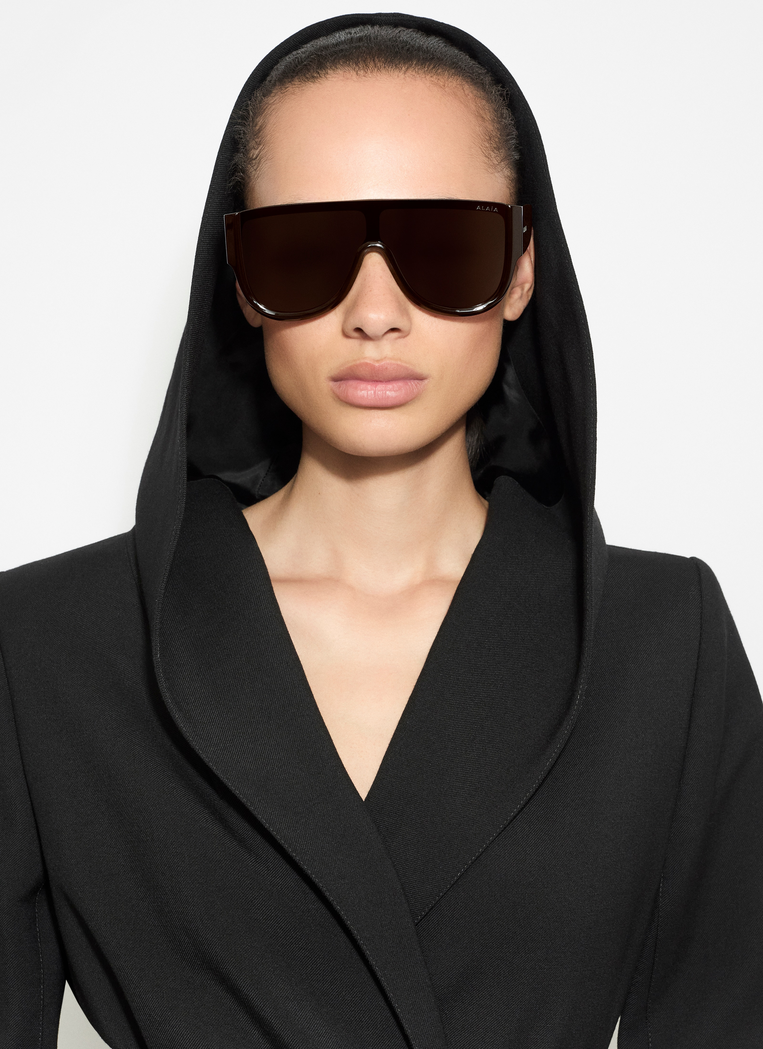 TAILORED WOOL COAT WITH HOOD - 6