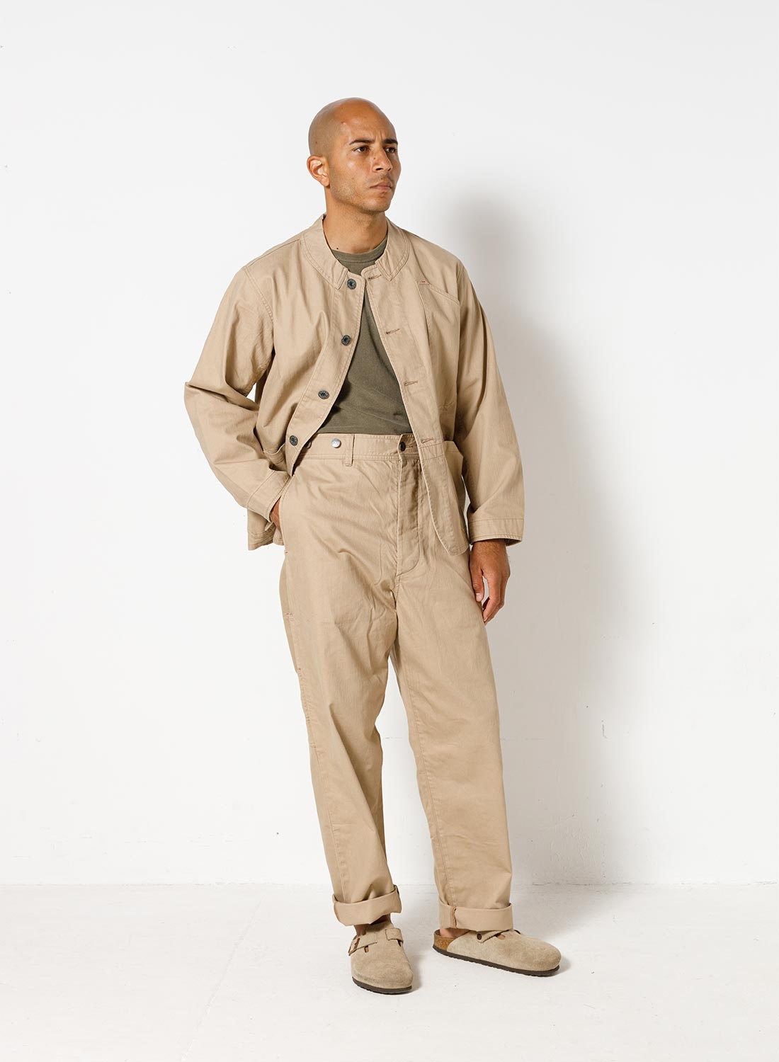 Mechanics Jacket Cotton Twill in Tan - 2