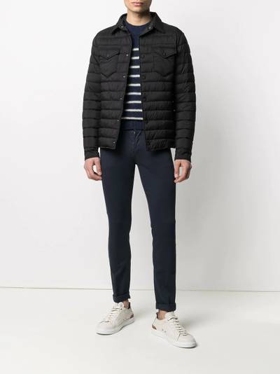 Herno collared padded jacket outlook