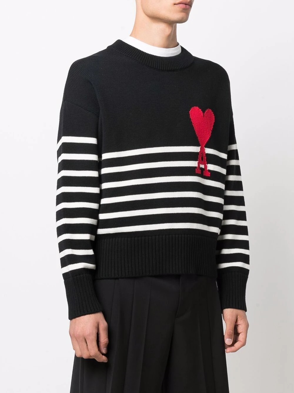 oversize Ami De Coeur jumper - 4