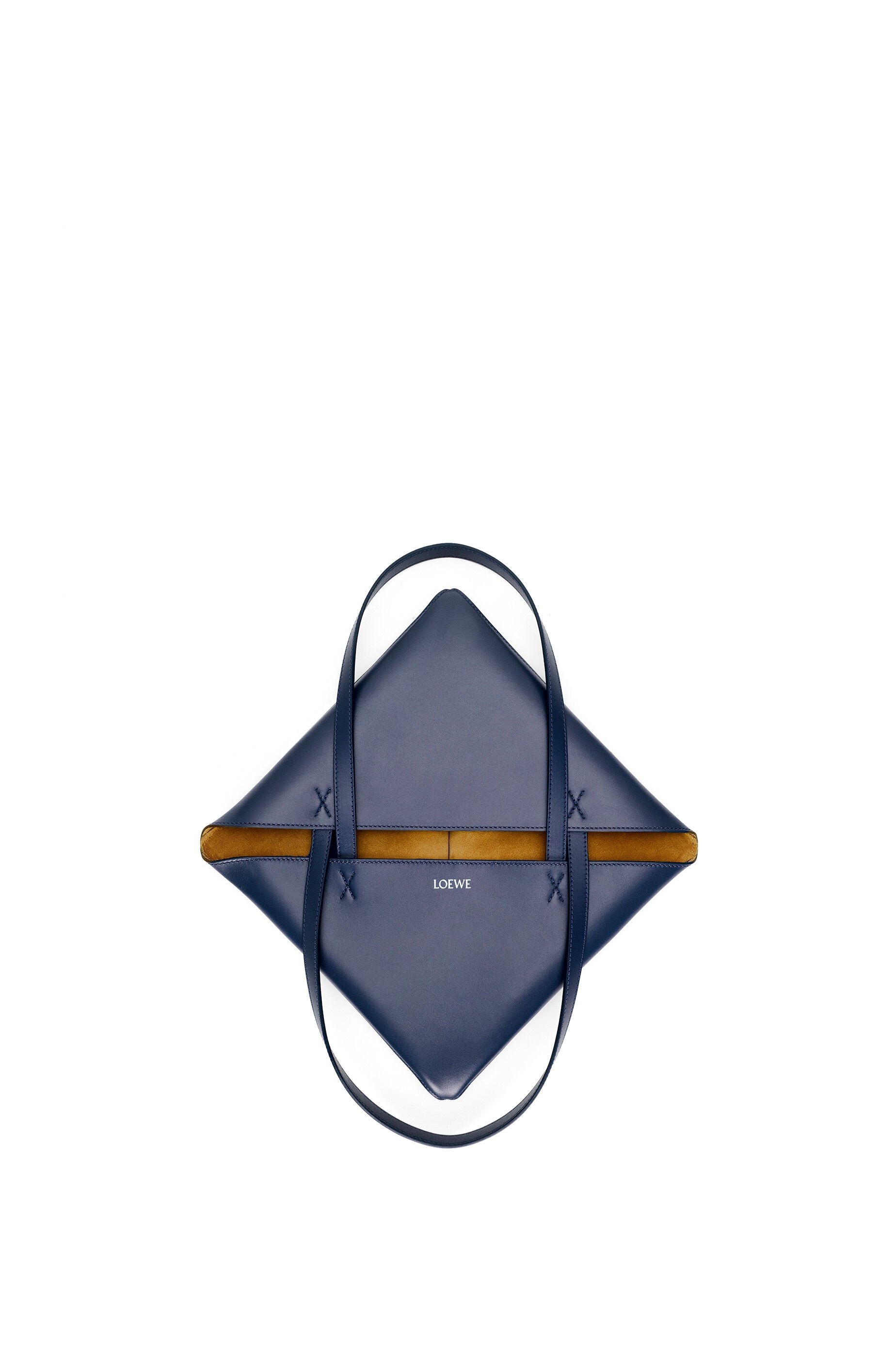 Puzzle Fold Tote in shiny calfskin - 7