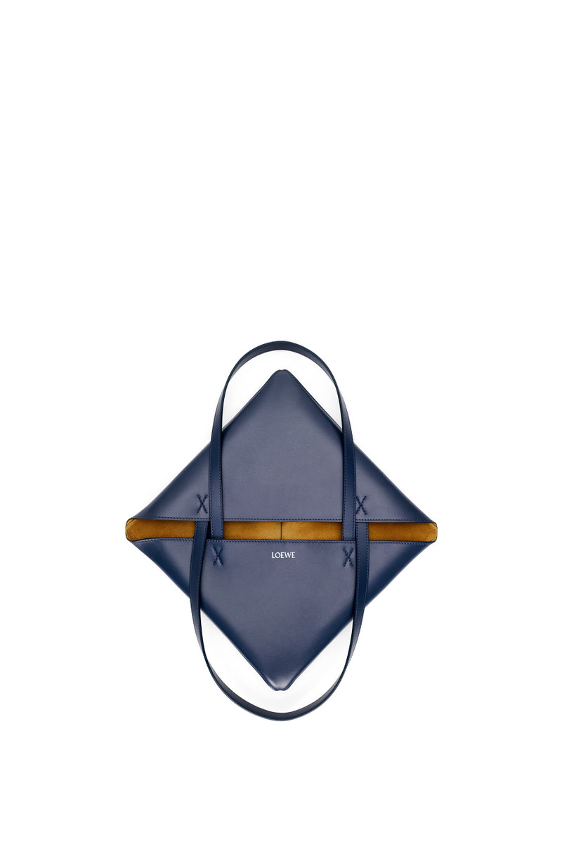 Puzzle Fold Tote in shiny calfskin 7