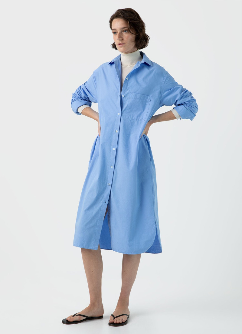 Cotton Poplin Shirt Dress 1
