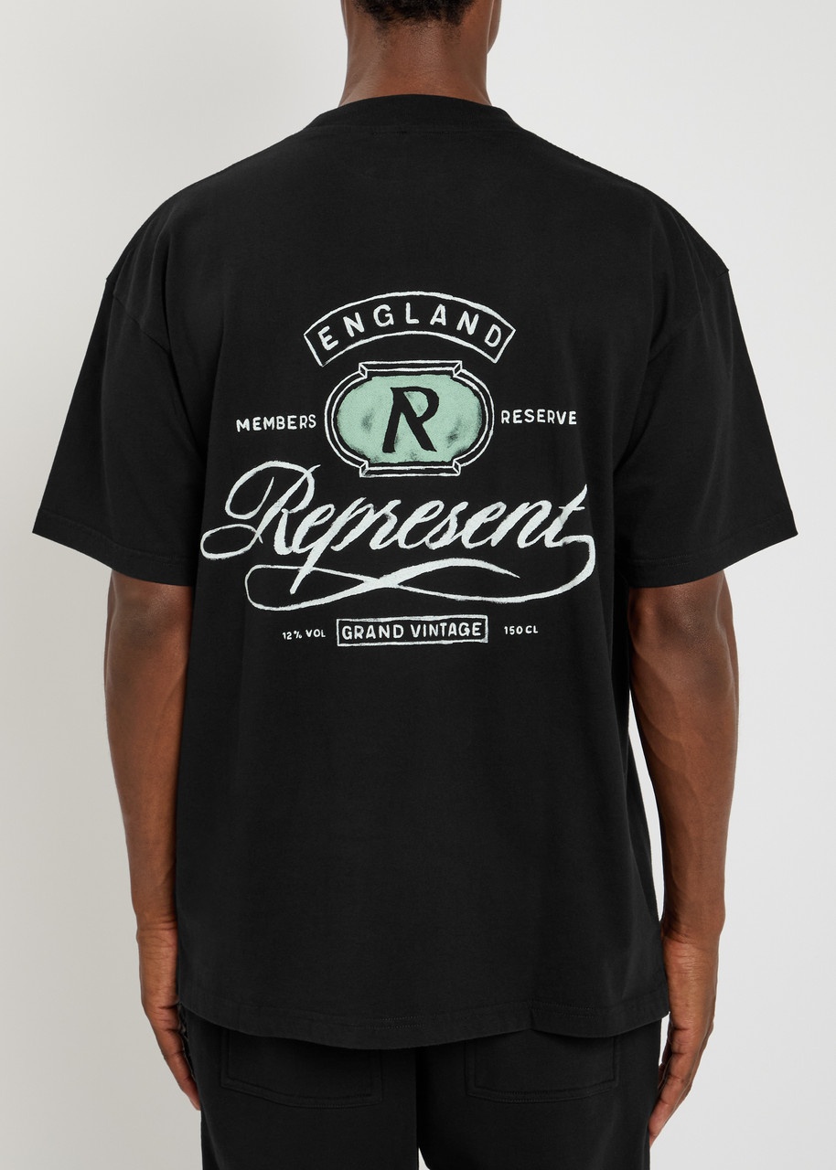 Represent Grand Vintage Hand Drawn Cotton T-shirt - 3