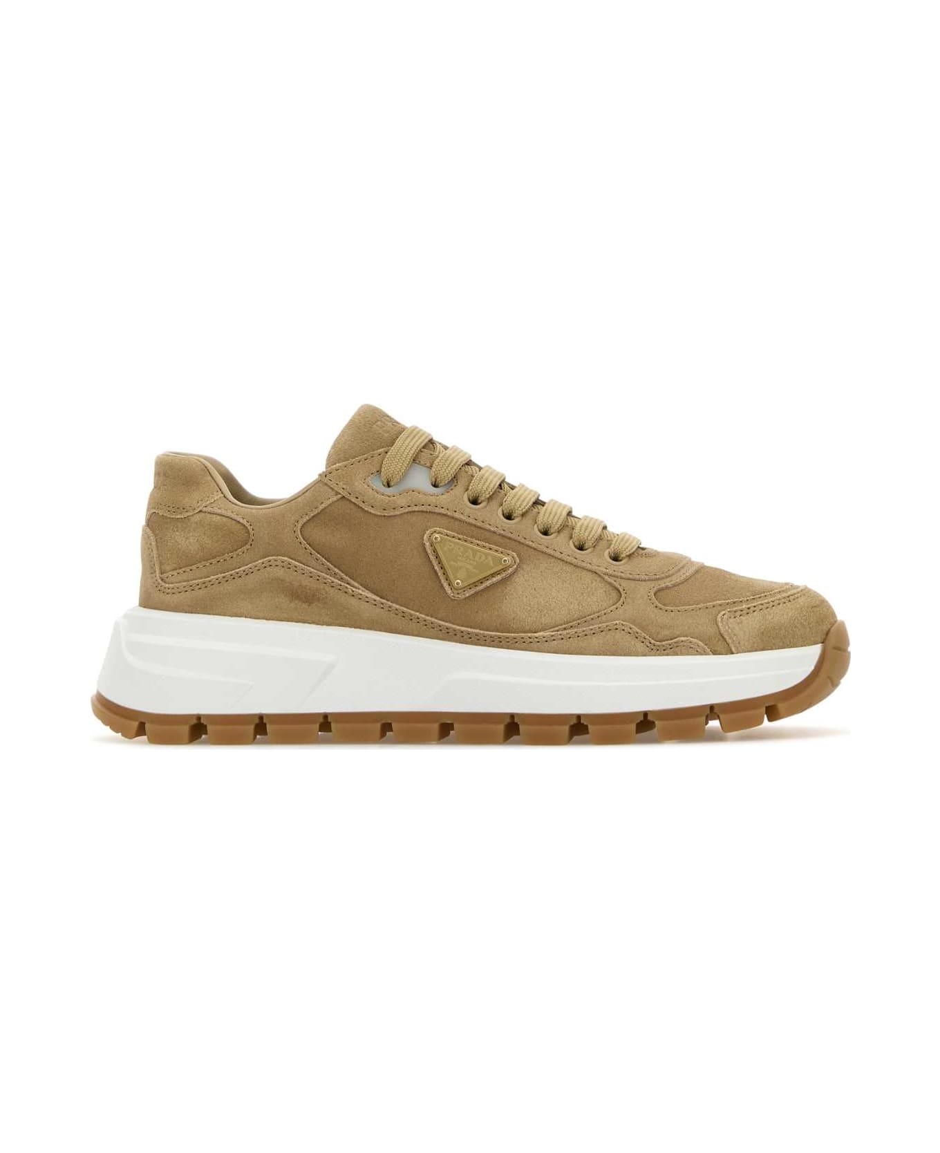 スニーカー PRADA BEIGE SUEDE SNEAKERS Prada Beige Suede Sneakers - size 39,5 ○ Labellov ○ Buy