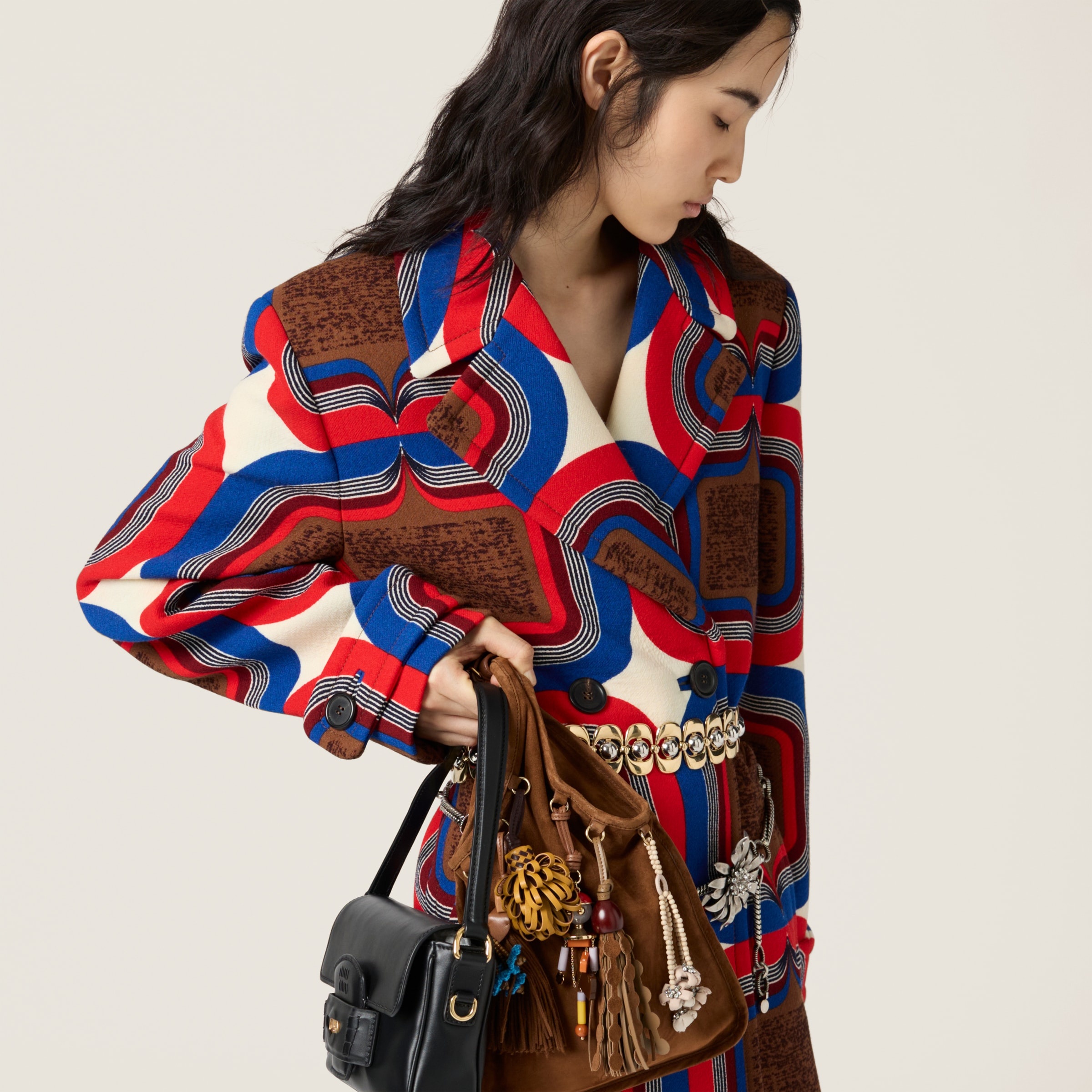 Suede bag with trick - 2